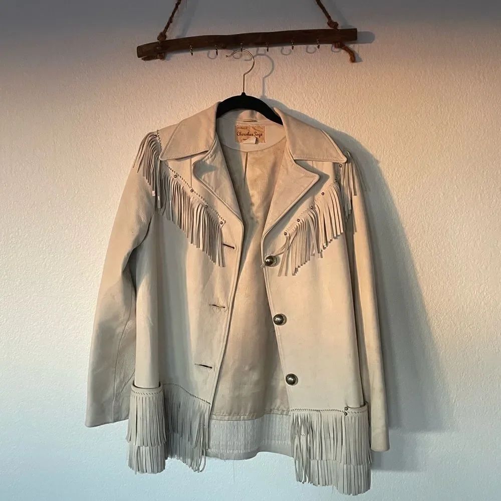 Fringe leather jacket - Picture 4 of 7